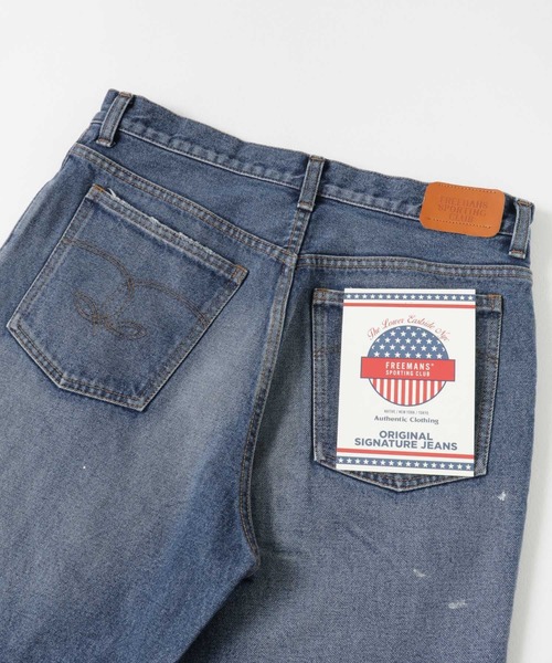 FREEMANS SPORTING CLUB(フリーマンズ スポーティング クラブ)の「FREEMANS SPORTING CLUB ROSEDALE JEANS STRAIGHT(デニムパンツ・メンズ・ブルー系その他・28/30/32/34)」の6枚目の写真