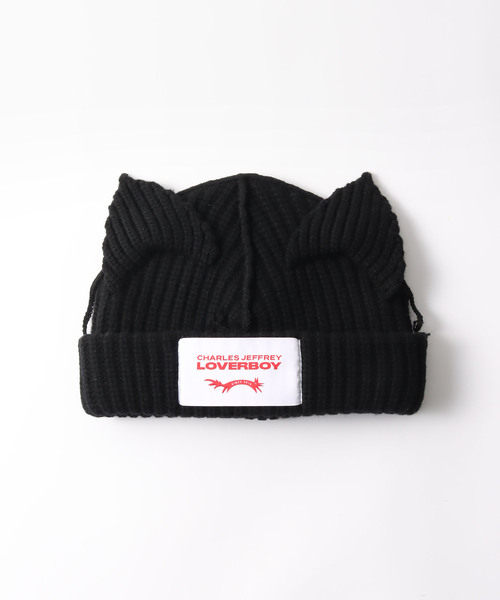 CHARLES JEFFREY LOVERBOY チャンキーイヤービーニー Charles Jeffrey Loverboy チャンキーニット ビーニー