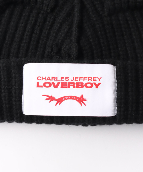 UNFOLLOW(アンフォロー)の「【CHARLES JEFFREY LOVERBOY】 CHUNKY EARS BEANIE(ニットキャップ/ビーニー・メンズ・ブラック/アイボリー・FREE)」の7枚目の写真