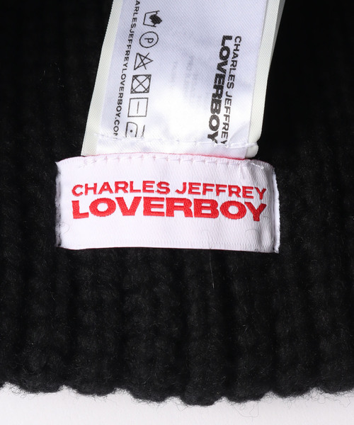 UNFOLLOW(アンフォロー)の「【CHARLES JEFFREY LOVERBOY】 CHUNKY EARS BEANIE(ニットキャップ/ビーニー・メンズ・ブラック/アイボリー・FREE)」の8枚目の写真