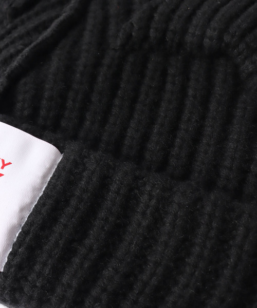 UNFOLLOW(アンフォロー)の「【CHARLES JEFFREY LOVERBOY】 CHUNKY EARS BEANIE(ニットキャップ/ビーニー・メンズ・ブラック/アイボリー・FREE)」の10枚目の写真