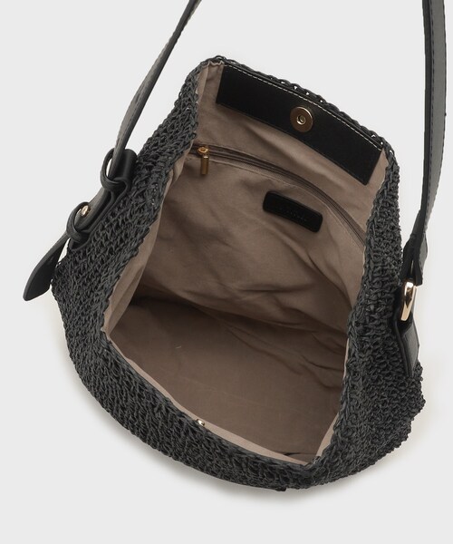 UNTITLED（アンタイトル）の「◆【WEB限定カラーあり／４色展開】ペーパーポケットショルダー（トートバッグ・レディース・グリーン系その他5/ベージュ系その他2/オレンジ系その他5/ブラック・99）」の10枚目の写真