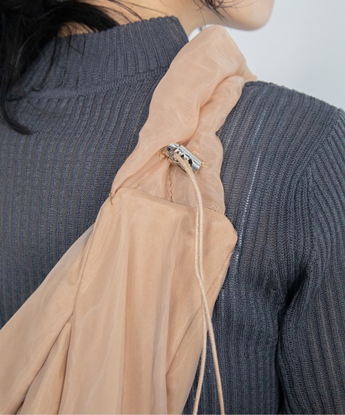 VACANCY（ヴァカンシー）の「ドロストチュールショルダーバッグ（ショルダーバッグ・レディース・ベージュ/アイボリー/グレー・FREE）」の15枚目の写真