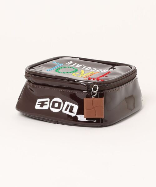 ACCOMMODE（アコモデ）の「チロルチョコ　ダイカットポーチ（ポーチ・レディース・ブラウン/ホワイト・FREE）」の9枚目の写真