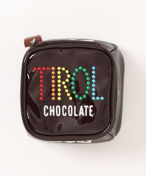 ACCOMMODE（アコモデ）の「チロルチョコ　ダイカットポーチ（ポーチ・レディース・ブラウン/ホワイト・FREE）」の6枚目の写真