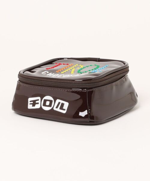 ACCOMMODE（アコモデ）の「チロルチョコ　ダイカットポーチ（ポーチ・レディース・ブラウン/ホワイト・FREE）」の4枚目の写真