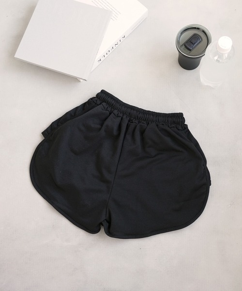 c.u.l（シーユーエル）の「スウェットショートパンツ culw660（その他パンツ・レディース・ブラック/グレー・L/M）」の5枚目の写真