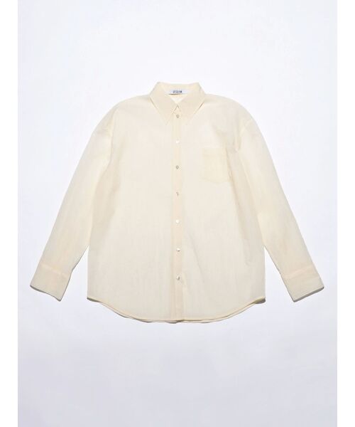 VEQUM（VEQUM）の「【VEQUM】OVER SHEER SHIRT（シャツ/ブラウス・レディース・グレー/パープル/アイボリー・FREE）」の7枚目の写真