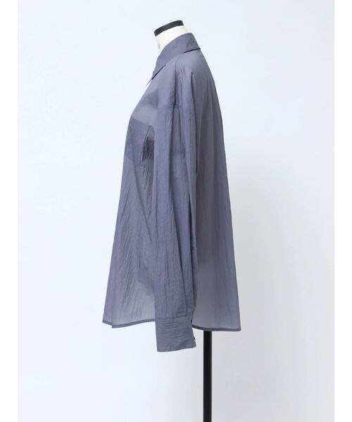 VEQUM（VEQUM）の「【VEQUM】OVER SHEER SHIRT（シャツ/ブラウス・レディース・グレー/パープル/アイボリー・FREE）」の11枚目の写真