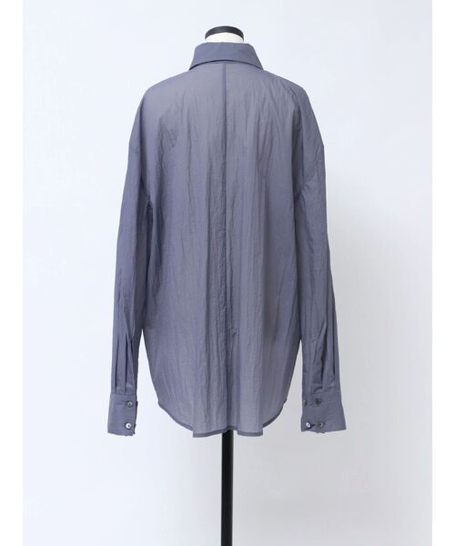 VEQUM（VEQUM）の「【VEQUM】OVER SHEER SHIRT（シャツ/ブラウス・レディース・グレー/パープル/アイボリー・FREE）」の12枚目の写真