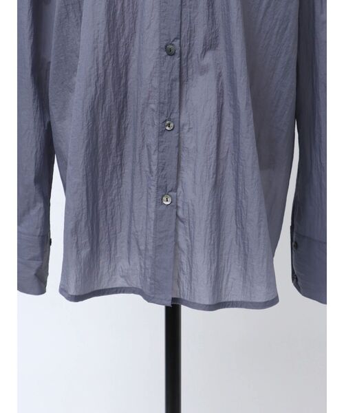 VEQUM（VEQUM）の「【VEQUM】OVER SHEER SHIRT（シャツ/ブラウス・レディース・グレー/パープル/アイボリー・FREE）」の15枚目の写真