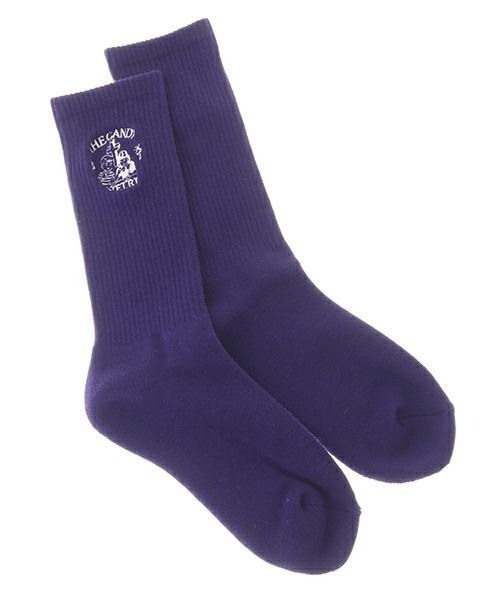 Candy Stripper（キャンディストリッパー）の「THE CANDY RIB ソックス（ソックス/靴下・レディース・パープル/ブラック/オフホワイト・FREE）」の3枚目の写真