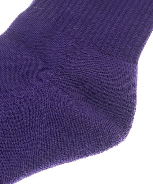 Candy Stripper（キャンディストリッパー）の「THE CANDY RIB ソックス（ソックス/靴下・レディース・パープル/ブラック/オフホワイト・FREE）」の6枚目の写真