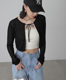 FREE'S MART | ◆透かし編みリボンボレロ(カーディガン/ボレロ)
