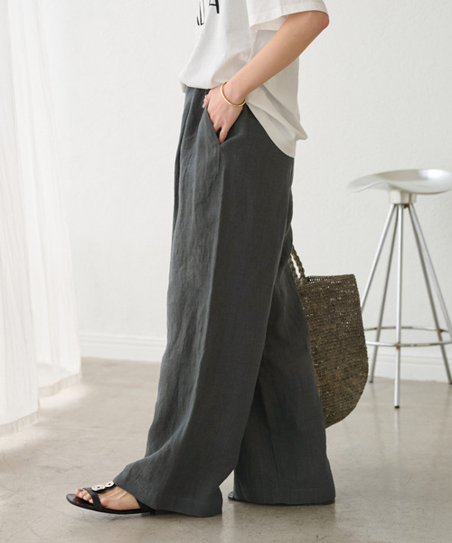 JOURNAL STANDARD relume ノーカラーコート　イージーパンツ JOURNAL STANDARD relume（ジャーナルスタンダード レリューム