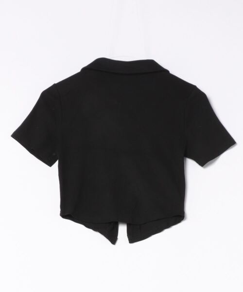 SpRay(スプレイ)の「シャーリングジップトップス(Tシャツ/カットソー・レディース・ホワイト/カーキ/ブラック/グレー・FREE)」の16枚目の写真