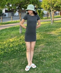 VIVA ROXY/ロキシー2WAYワンポイントロゴタイトミニワンピース