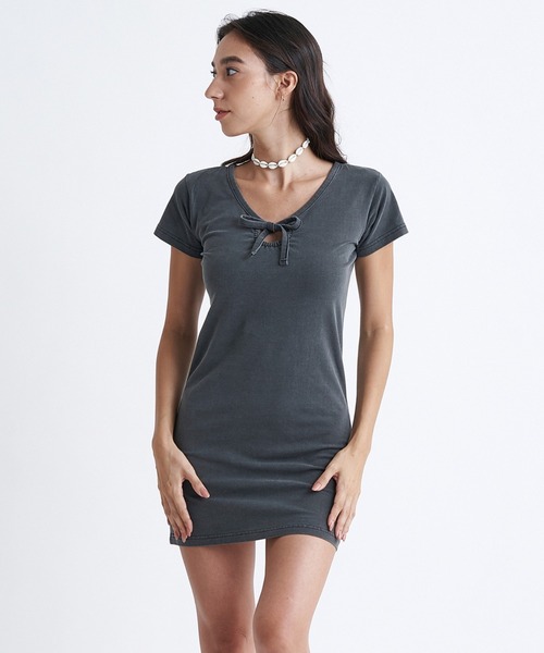 ROXY（ロキシー）の「VIVA ROXY/ロキシー2WAYワンポイントロゴタイトミニワンピース（ワンピース・レディース・レッド/グリーン/ホワイト/ブラック・MEDIUM/LARGE/SMALL）」の17枚目の写真