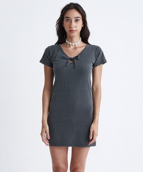 ROXY（ロキシー）の「VIVA ROXY/ロキシー2WAYワンポイントロゴタイトミニワンピース（ワンピース・レディース・レッド/グリーン/ホワイト/ブラック・MEDIUM/LARGE/SMALL）」の18枚目の写真