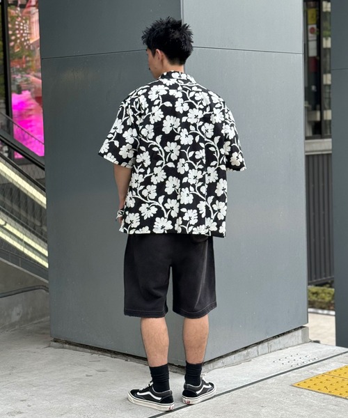SUNNY  SPORTS（サニースポーツ）の「【SUNNYSPORTS/サニースポーツ】PRINTED BOX SHIRTS（シャツ/ブラウス・メンズ・ブラック/イエロー・LARGE）」の7枚目の写真