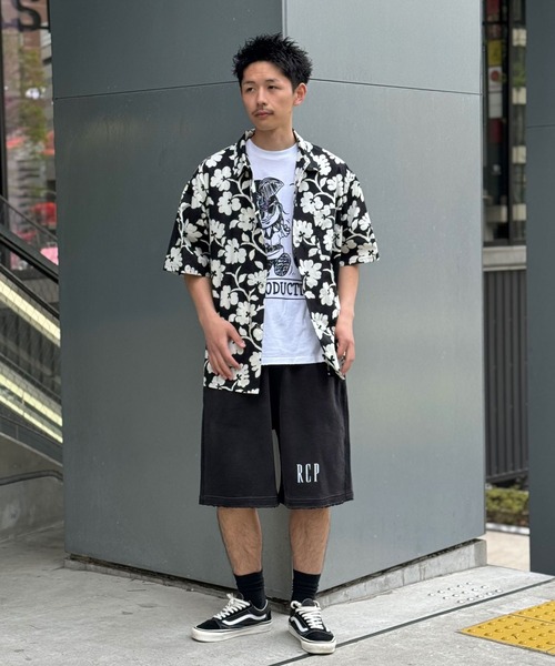 SUNNY  SPORTS（サニースポーツ）の「【SUNNYSPORTS/サニースポーツ】PRINTED BOX SHIRTS（シャツ/ブラウス・メンズ・ブラック/イエロー・LARGE）」の3枚目の写真