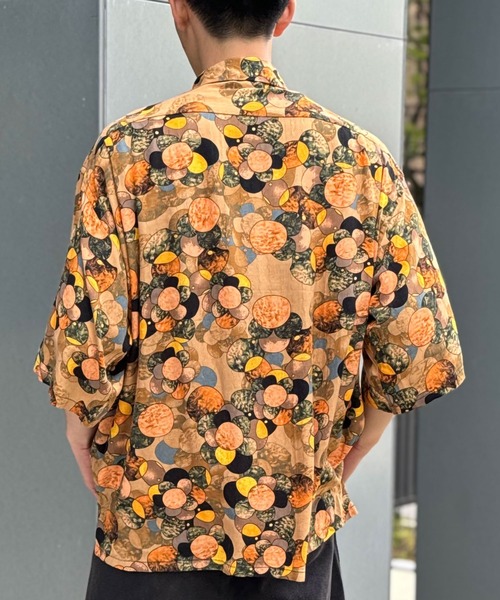SUNNY  SPORTS（サニースポーツ）の「【SUNNYSPORTS/サニースポーツ】PRINTED BOX SHIRTS（シャツ/ブラウス・メンズ・ブラック/イエロー・LARGE）」の9枚目の写真