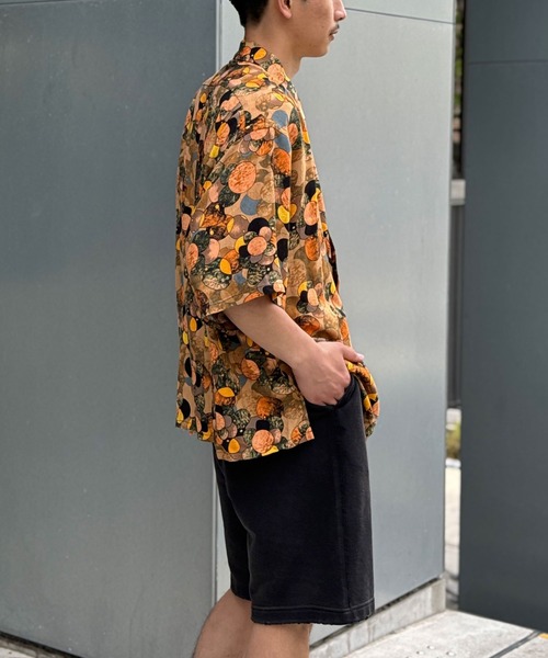 SUNNY  SPORTS（サニースポーツ）の「【SUNNYSPORTS/サニースポーツ】PRINTED BOX SHIRTS（シャツ/ブラウス・メンズ・ブラック/イエロー・LARGE）」の10枚目の写真