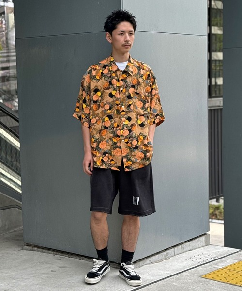 SUNNY  SPORTS（サニースポーツ）の「【SUNNYSPORTS/サニースポーツ】PRINTED BOX SHIRTS（シャツ/ブラウス・メンズ・ブラック/イエロー・LARGE）」の11枚目の写真