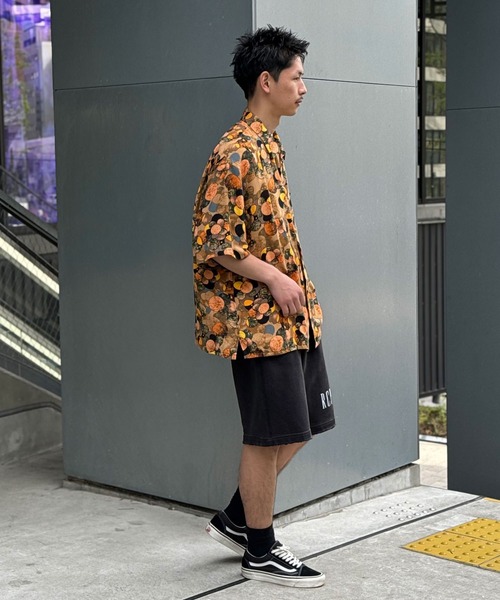 SUNNY  SPORTS（サニースポーツ）の「【SUNNYSPORTS/サニースポーツ】PRINTED BOX SHIRTS（シャツ/ブラウス・メンズ・ブラック/イエロー・LARGE）」の12枚目の写真