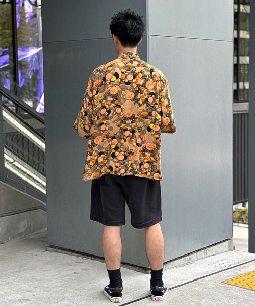 SUNNY  SPORTS（サニースポーツ）の「【SUNNYSPORTS/サニースポーツ】PRINTED BOX SHIRTS（シャツ/ブラウス・メンズ・ブラック/イエロー・LARGE）」の13枚目の写真