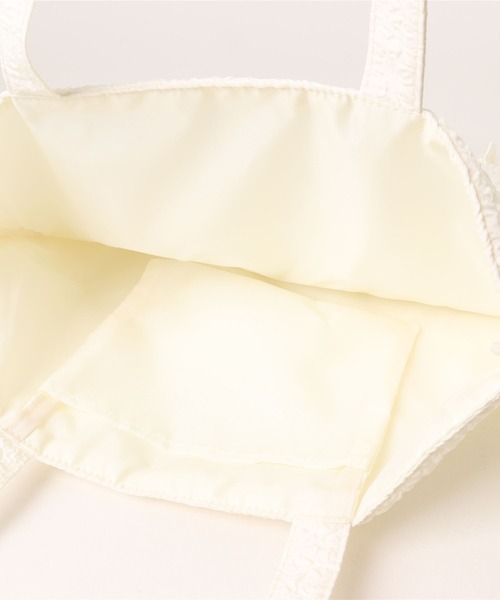 Miridy(ミリディー)の「推し活【オシイロ】フリルジャガードトートバッグ(トートバッグ・レディース・ホワイト/ピンク/イエロー/ブルー・FREE)」の21枚目の写真