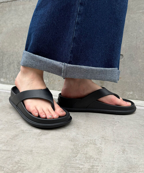 CIAOPANIC（チャオパニック）の「【CARIGA/カリガ】Flip Sandals/フリップサンダル（サンダル・レディース・ブラック/ベージュ/ホワイト・36/38/44/46/40）」の22枚目の写真