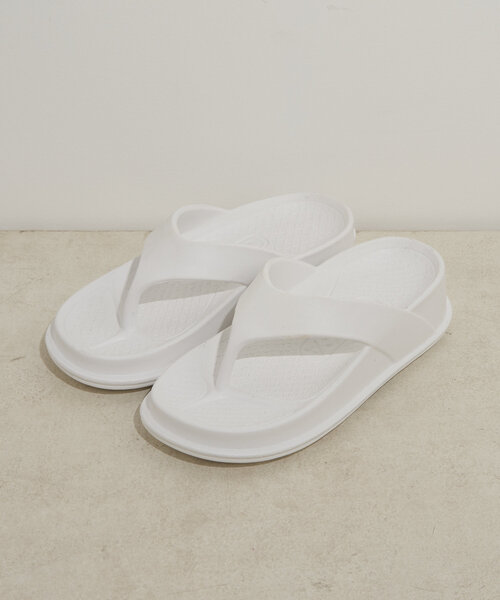 CIAOPANIC（チャオパニック）の「【CARIGA/カリガ】Flip Sandals/フリップサンダル（サンダル・レディース・ブラック/ベージュ/ホワイト・36/38/44/46/40）」の6枚目の写真