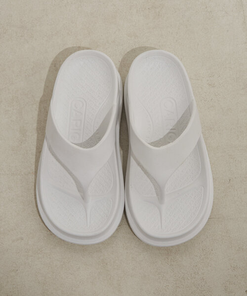 CIAOPANIC（チャオパニック）の「【CARIGA/カリガ】Flip Sandals/フリップサンダル（サンダル・レディース・ブラック/ベージュ/ホワイト・36/38/44/46/40）」の9枚目の写真