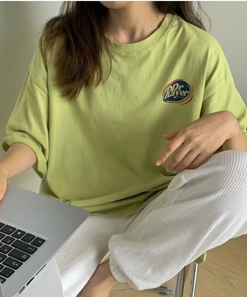 SHEENA(シーナ)の「グラフィックバックプリントBIGTシャツ(Tシャツ/カットソー・レディース・ホワイト/ブラック/ライトパープル/ライトグリーン・M)」の19枚目の写真