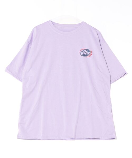 SHEENA(シーナ)の「グラフィックバックプリントBIGTシャツ(Tシャツ/カットソー・レディース・ホワイト/ブラック/ライトパープル/ライトグリーン・M)」の6枚目の写真