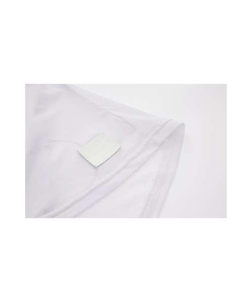 ELOOPS(イーループス)の「【ELOOPS】バッブルモチーフプリントシアートップス(Tシャツ/カットソー・レディース・オフホワイト・S/M/L)」の12枚目の写真