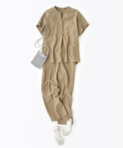 OPAQUE.CLIP（オペークドットクリップ）の「◆ラメ糸かぎ針ミニショルダー（ショルダーバッグ・レディース・スモーキーグリーン系/シルバー/ブロンズ・00）」の19枚目の写真