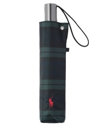 タグ付き未使用 POLO RALPH LAUREN 折りたたみ傘 チェック 雨傘】ポロ ラルフ ローレン (POLO RALPH LAUREN) チェック