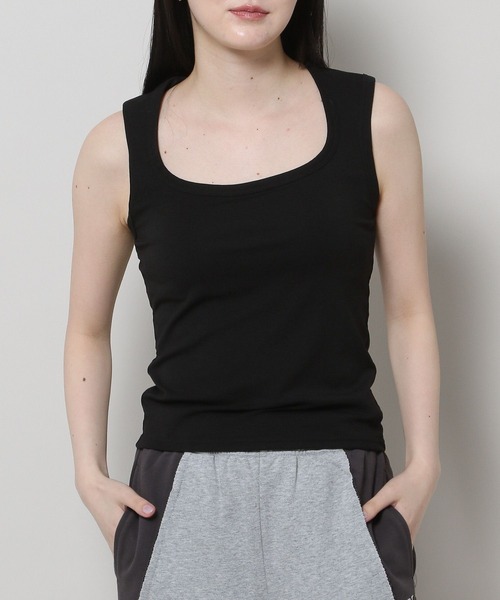 3.3 Field Trip （3.3フィールドトリップ）の「3.3 Field Trip／ラウンドTOP（カップ付）（Tシャツ/カットソー・レディース・アイボリー/ブラック・FREE）」の2枚目の写真