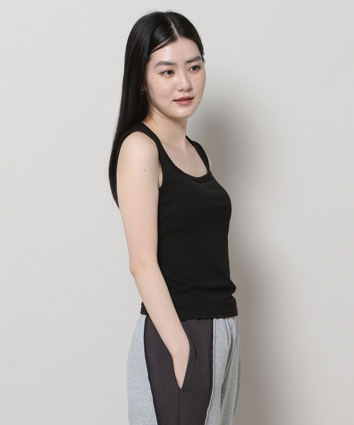 3.3 Field Trip （3.3フィールドトリップ）の「3.3 Field Trip／ラウンドTOP（カップ付）（Tシャツ/カットソー・レディース・アイボリー/ブラック・FREE）」の9枚目の写真