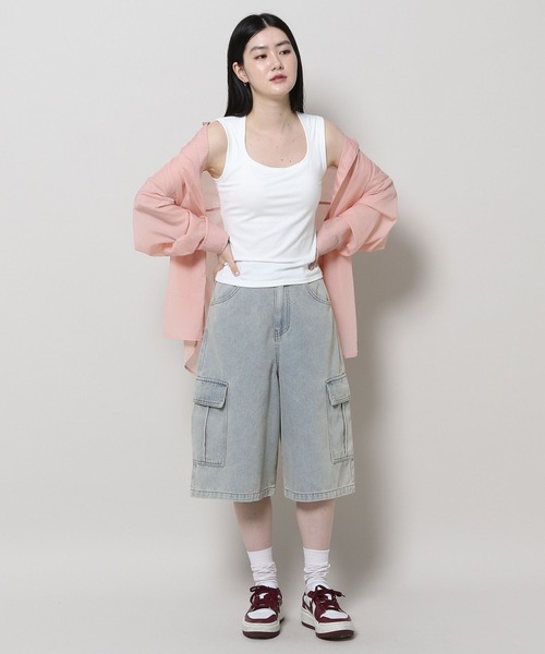 3.3 Field Trip （3.3フィールドトリップ）の「3.3 Field Trip／ラウンドTOP（カップ付）（Tシャツ/カットソー・レディース・アイボリー/ブラック・FREE）」の11枚目の写真