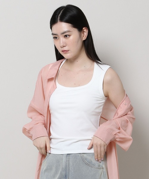 3.3 Field Trip （3.3フィールドトリップ）の「3.3 Field Trip／ラウンドTOP（カップ付）（Tシャツ/カットソー・レディース・アイボリー/ブラック・FREE）」の14枚目の写真