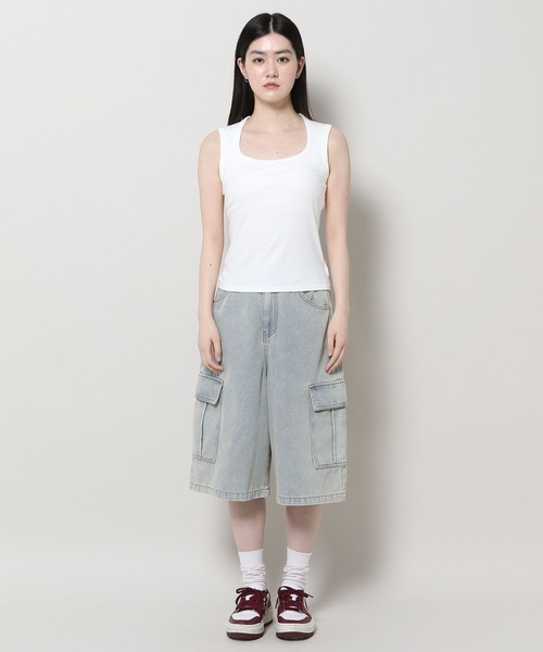 3.3 Field Trip （3.3フィールドトリップ）の「3.3 Field Trip／ラウンドTOP（カップ付）（Tシャツ/カットソー・レディース・アイボリー/ブラック・FREE）」の17枚目の写真