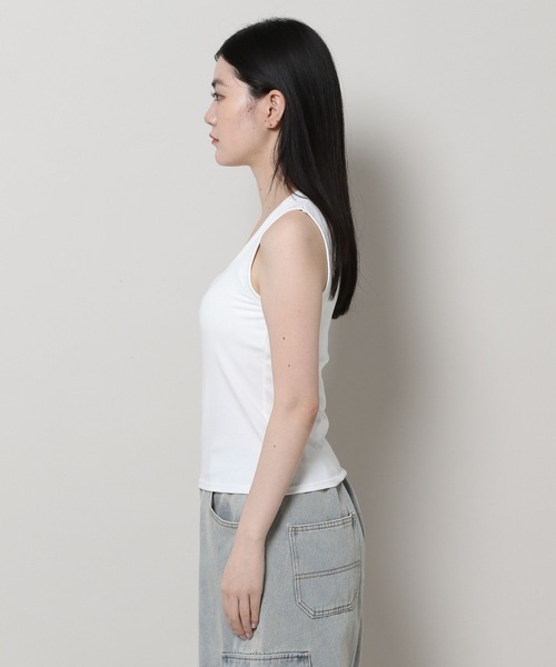 3.3 Field Trip （3.3フィールドトリップ）の「3.3 Field Trip／ラウンドTOP（カップ付）（Tシャツ/カットソー・レディース・アイボリー/ブラック・FREE）」の19枚目の写真