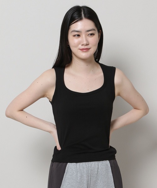 3.3 Field Trip （3.3フィールドトリップ）の「3.3 Field Trip／ラウンドTOP（カップ付）（Tシャツ/カットソー・レディース・アイボリー/ブラック・FREE）」の6枚目の写真