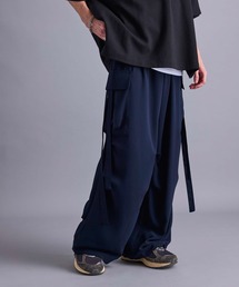 JUNRED | 【 セットアップ対応 】ドレープツイルパラシュートパンツ(カーゴパンツ)