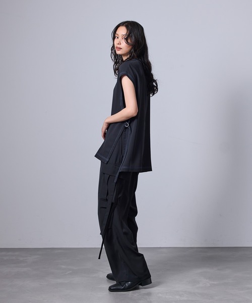 JUNRED(ジュンレッド)の「【 セットアップ対応 】ドレープツイルパラシュートパンツ(カーゴパンツ・メンズ・ネイビー/ブラック/グレー系その他/ベージュ系その他・L/M/S)」の15枚目の写真