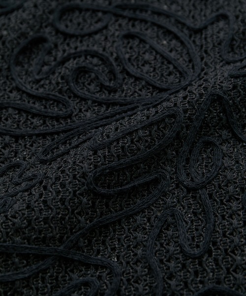 VIS（ビス）の「コード刺繍ノースリワンピース（ワンピース・レディース・ブラック/キナリ・FREE）」の22枚目の写真