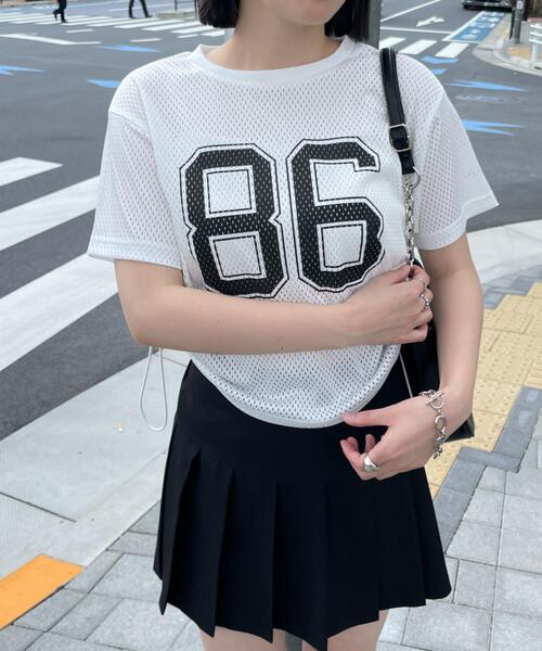 セール】WEGO/メッシュサイドドロストT（Tシャツ/カットソー